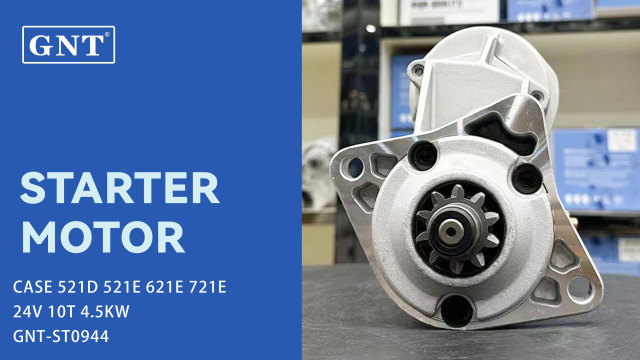24V 10T GNT Starter compatible with YANMAR 1D84 C75 Engine 4280002580 428000-2581 8605783 2810017050 2810017051 LRS2409 LRS02409 CST40644