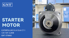 12V 10T GNT Starter Motor compatible with CATERPILLAR C4.4 C6.6 C7.1 Engine 357-5204 3575204