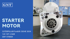12V 10T GNT Starter Motor for CATERPILLAR Forklift C4.4 3054E Engine 0R9702 2280007500 3392900 2280807500 1449955 DSN2055 DRS0335