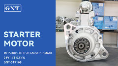 24V 11T GNT Starter compatible with MITSUBISHI FUSO 6M60T 6M60T1 6M60T2 Engine M8T62271ZZ9 ME300682 DRS1092 CST35661GS STM2271
