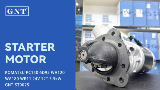 24V 12T Starter compatible with KOMATSU 6D95 Engine 6008133310 6008133340 6008133430 STK1603EC STK1603ML STK1603WD 300N11810Z