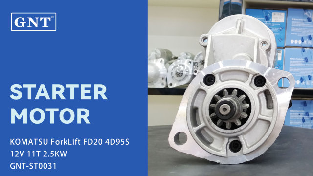 12V 11T GNT Starter motor for KOMATSU ForkLift  4D95S Engine STN3206LC STN3206SU STN3206UL STN3206YJ STN4206BL STN4206WA 031115090