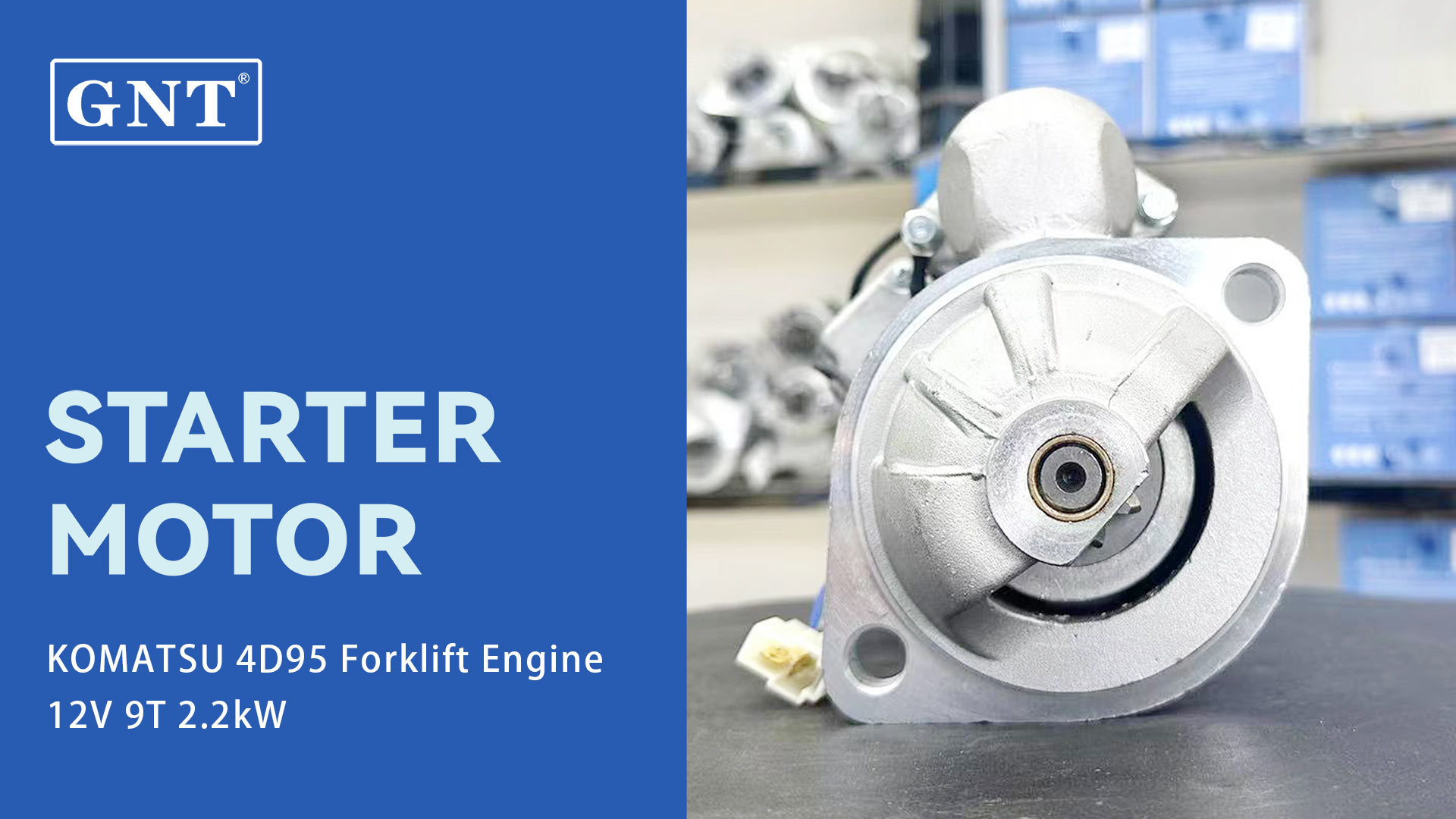12V 9T Starter compatible with KOMATSU 4D95 Engine 0230000120 0230000121 0230000130 0230000170 0230000171 0230000172 0230000173 0230000260 0230000261 0230000262 0230000263 0230001040