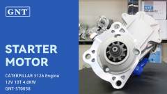 12V 10T Starter compatible with CATERPILLAR 3126 Engine 19550N 23172ND 61231352 4280002840 STN2473UL