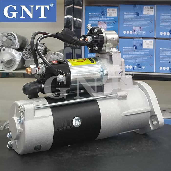 24V 10T GNT Starter Motor compatible with MITSUBISHI S4K S4F S4E Engine 3436610901 0R1091 1146864 LRS01889 112323 CST35602 CST35602AS CST35602ES CST35602OS