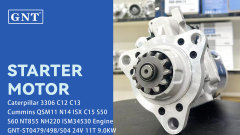 24V 11T 9.0KW GNT Starter motor compatible with Cummins S50 S60 Engine 1219522H92 1219523H91 1219524H91 1219525H92 1219659H92 1222960H91 1251635H92