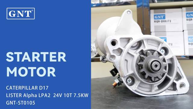 12V 11T Starter compatible with CATERPILLAR D17 Engine STN2545WA 20513060 STR8104 18158N 18158N 300N11244Z