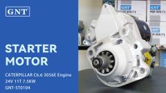 24V 11T Starter compatible with CATERPILLAR 3056E Engine R270475 RE500199 RE500345 RE70475 RE70961 SE501354 SE501407 SE501424