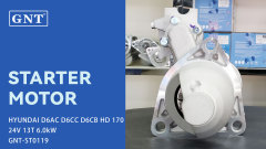 24V 13T GNT Starter Motor compatible with HYUNDAI D6CC D6CB HD 1000 D6CA Engine S3130 S9171 3610084003 3610084400 3610084600 3610084800 3610084AA0