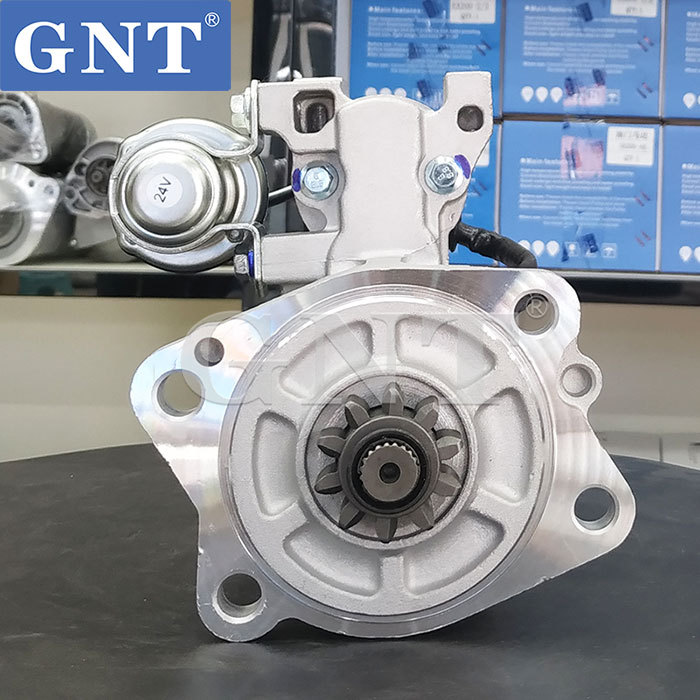 24V 10T GNT Starter Motor for MITSUBISHI FD40D FD45D FD38 FD35D2 DP40 Engine 32B6602302 32B6610100 32B6610200 32B6620100 32B6620104 33B6600200 M008T60371 M008T60372 M008T60373