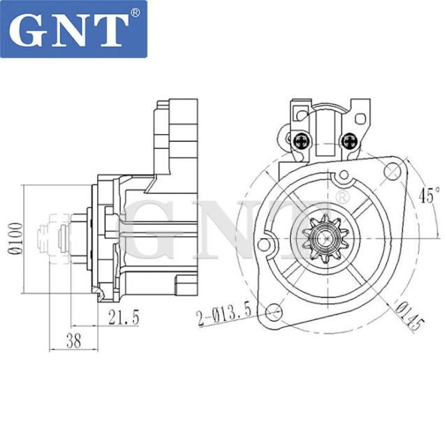 24V 11T Starter Motor compatible with MITSUBISHI 6D31 Engine 113560 CST35617AS CST35617GS 0280006950 STM3388EC STM3388NL STM3388WD STN5388WD