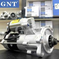 24V 11T Starter Motor compatible with KOBELCO 4JG1 4JB1 New Holland E135B E70B Engine 114185 115802 8971374780 8971374781 8971374782 8972047190 8972248130