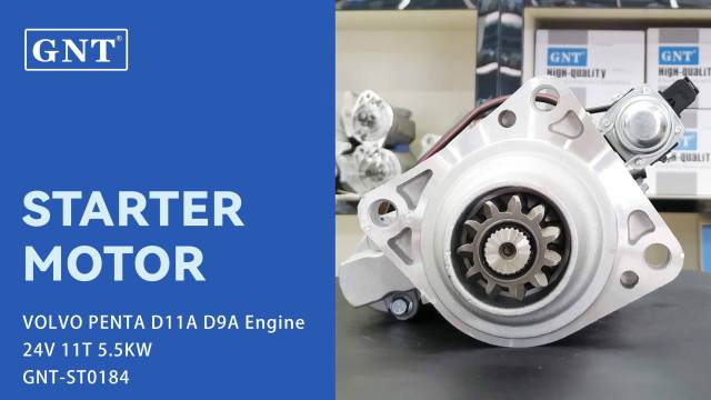 24V 11T Starter compatible with VOLVO D11A D9A FM9 Engine STR7905 20397219 20732977 21103701 3801287 3803847 3807225 85000148 85006148 85013134