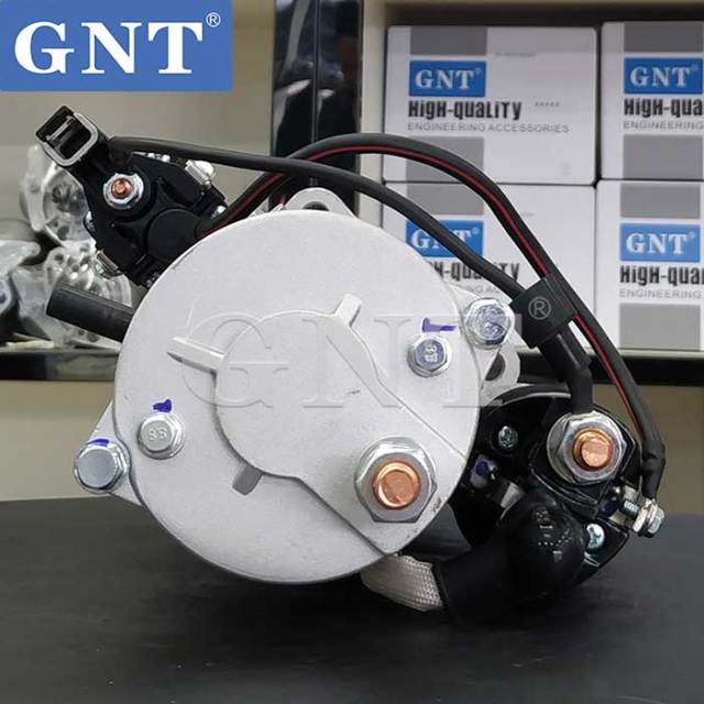 24V 11T Starter compatible with VOLVO D11A D9A FM9 Engine STR7905 20397219 20732977 21103701 3801287 3803847 3807225 85000148 85006148 85013134