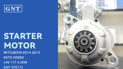 24V 11T Starter compatible with Mitsubishi 6D14 6D15 Engine 113129 CST35603 CST35603OS CST35603RS 0280004880 113129 3610093011 3610093C00 3610093010