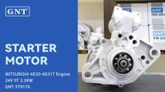 24V 9T Starter compatible with MITSUBISHI 4D30 4D31T Engine 8EA726505001 3610041011 3610041020 3610045001 3610041010 3610041012