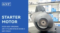 24V 11T Starter compatible with ISUZU 6SD1 Engine 1811002721 1811002722 1811002880 1811002940 1811002941 5811002941 332K4865 71455391 STK3292EC STK3292SK STK3292WD