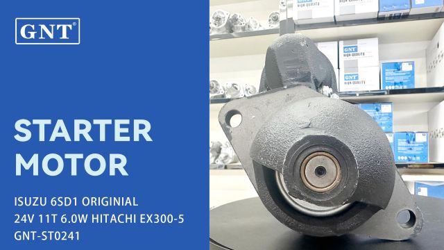 24V 11T Starter compatible with ISUZU 6SD1 Engine 1811002721 1811002722 1811002880 1811002940 1811002941 5811002941 332K4865 71455391 STK3292EC STK3292SK STK3292WD
