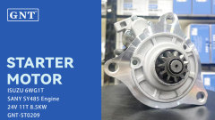 24V 11T Starter Motor compatible with ISUZU 6WG1T Engine 1811004211 1811004215 STM2578EC STM2578NB M009T82071 M9T82071