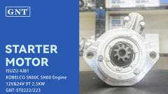 12V/24V 9T 2.5KW Starter compatible with ISUZU 4JB1 Engine CST20604AS CST20608AS DRS0517 S2407 S25121 S25121A 8944234520 8944569000 STH2247LC STH2247SK STH2247TJ