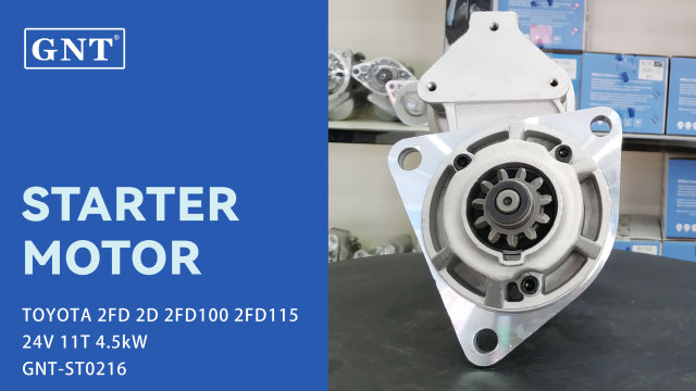 24V 11T GNT Starter Motor for TOYOTA 2FD115 FD100 Engine 11811001891 11811001892 1811001892 STN0736MA STN0736SK STN0736SU STN0736UL STN0736US STN0736WD STN0736YJ STN8736WD