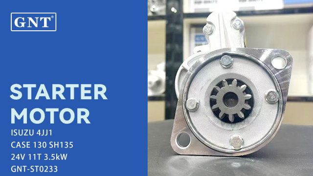 24V 11T Starter compatible with CASE 130 Excavator 4JJ1 Engine 8980450270 8980450271 8980450272 8980450273 02802632 STH5514LP STH5514NL STH5514SK STH5514XY STH5514YJ
