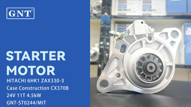 24V 11T Starter motor compatible with ZAX330 ZAX35-3 ZAX360-3 6HK1 Excavator Engine 87667305 2280004241 4280000890 4280000891 S80186 11139255 AZE4717 IS9553 1811002990