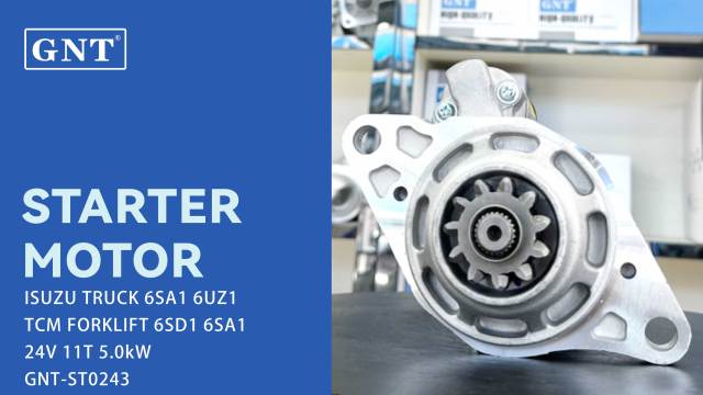 24V 11T 5.0KW Starter Motor compatible with ISUZU TRUCK 6SA1 6UZ1 TCM FORKLIFT 6SD1 6SA1 Engine 8982222030 STM5625EC STM5625MH STM5625NL STM5625SK STM5625UW STM5625WD