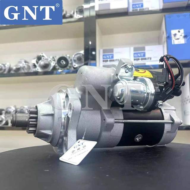 24V 11T 5.5KW GNT High Qulaity Starter compatible with Hyundai D34D DX120 Engine 30051600042 30051600042A 65262017091 65262017092 65262017093 65262017075 65262017075A 65262017093 968436577 STD7093EC STD7093KR STD7093NB