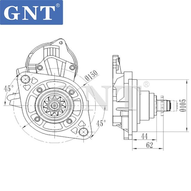 24V 11T Starter Motor for 6HE1 6HH1 1280008064 1811002950 1811003070 1811003230 8943998261 8943998961 STK4221EC STK4221ML STK4221SK STK4221WD STK4221YJ STN4221LC