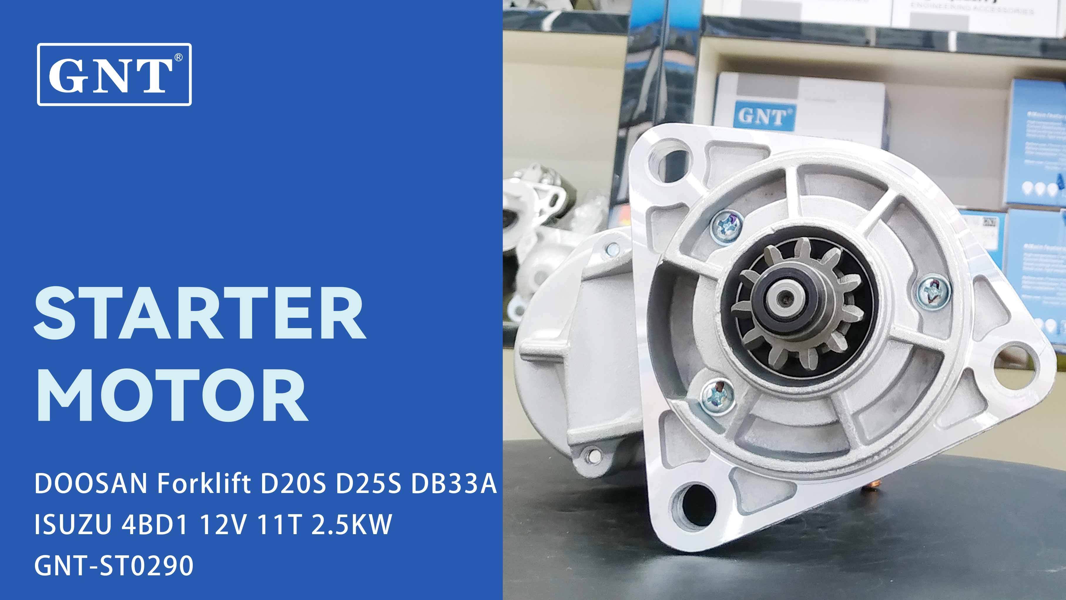 12V 11T Starter compatible with DOOSAN D20S DB33A 4BD1 Engine 112344 CST40171AS 7X0994 65262017050 0280004870 0280005490 0280005491 0280005492 0280006560 65262017050
