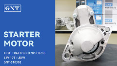 12V 10T GNT Starter Motor compatible with KIOTI TRACTOR CK20S CK205 Engine E576063011 STA9326BA 1251016 600326 S000V215016 S000V251016 30576N 300N11812Z