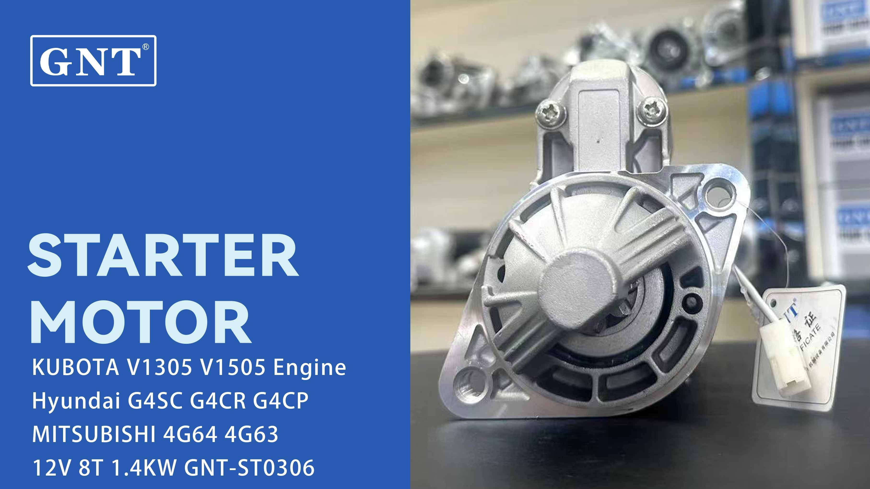 12V 8T 1.4KW Starter compatible with Hyundai G4CP Engine 3610032510 3610032520 3610032530 3610032540 3610032600 3610032610 3610032630