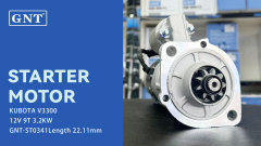 12V 9T Starter motor compatible with Kubota V3300 Engine CST35158 CST35158ES CST35158OS CST35158RS 3892341 DRS0358 STM3551BA STM3551EC STM3551LC STM3551LP STM3551MA STM3551MH