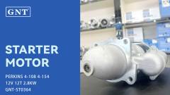 12V 12T Starter compatible with PERKINS 4-108 4-154 Engine STD3604BA STD3604CL STD3604NL STD3604TJ STD3604YJ STD3604WA 0230001880 0230001890 35259670 STR7065 6575N 6903N