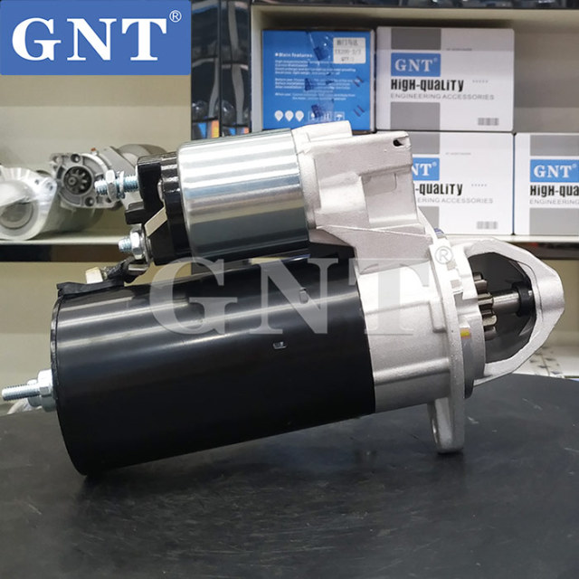 12V 9T GNT Starter Motor compatible with KHD BF4L2011 Engine STB3181LC STB3181MN STB3181RN STB3181SU STB3181UL STB3181YN STB5181BA STB5181MA STB5181MN STB5181ZL STI3181SU STI3181UL STI5181SU STN3181LP
