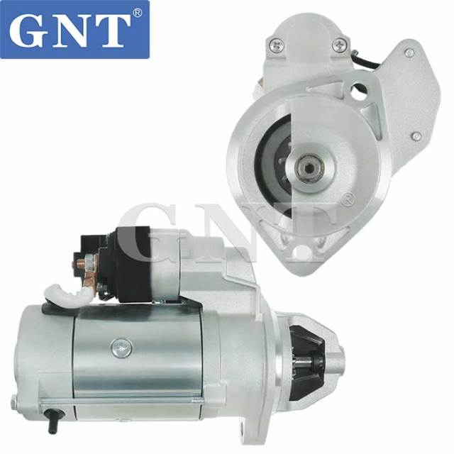 12V 9T Starter compatible with YANMAR B75W Engine 11132059 11132095 11132378 11132436 11132607 11132732 AZE6562 AZE6567 AZE6589