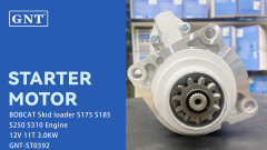 12V 11T Starter compatible with BOBCAT Skid loader S175 S185 S250 S310 Engine STA3727BA STA3727EC STA3727KR STA3727LP STA3727MN STA3727NB STA3727NL STA3727SU