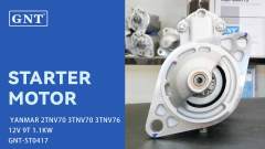 12V 9T Starter compatible with YANMAR 3TNV76 Engine 4280001590 4280001591 4280002100 4280002190 DSN2137 STN1590BA STN1590MA