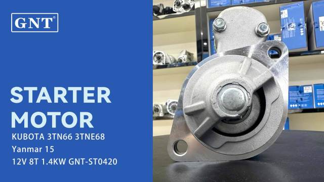 12V 8T Starter compatible with Yanmar 3TN66 Engine DRS0065 JS1356 8EA738258221 2506953 S114443 S114443A S114653 S114653A S114653B S114813 S114816