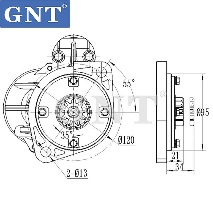 12V 9T YANMAR 4TNV94 Starter motor YM98 Engine S14102B STH0221NB STH0221NL STH0221SK STH0221SU STH0221UL STH0221XY STH0221YJ STH6221SK