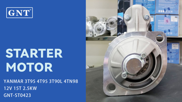 12V 15T GNT Starter compatible with YANMAR 4LH-3TE Engine S1341D S1377 S1378 S1394 8971287470 AM875415 AM876224 AM878189 STA9374XY STH2374SK