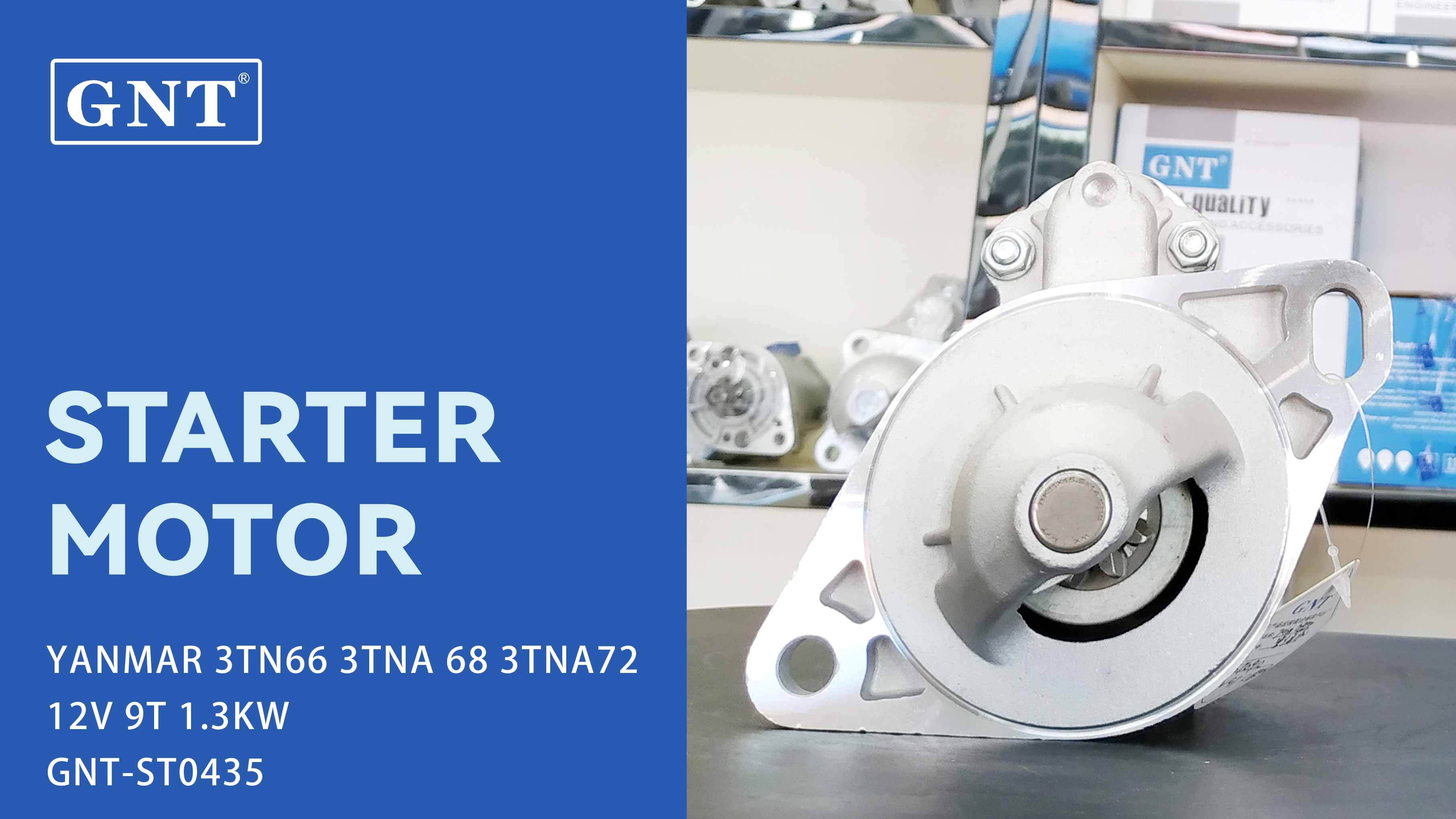 12V 9T Starter compatible with YANMAR 3TN66 Engine 113680 CST20181AS S114-656 S114656A S114656B STH3680BA LRS01168 LRS1168 STH3680WA