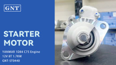 12V 8T GNT Starter Motor compatible with YANMAR 1D84 C75 Engine S114937 10676077020 106760-77020 S114-937 STD2838ML
