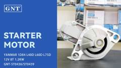 12V 8T Starter compatible with YANMAR 1D84 Engine STH2478WA STH3690WA STZ9414WA 20513064 STR3806 2-2008-HI 18203N 11436177010