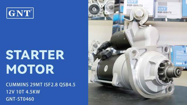 12V 10T Starter compatible with CUMMINS 29MT ISF2.8 Engine 5267911 5363430 8200371 8200375 8200834 8200959 8201132
