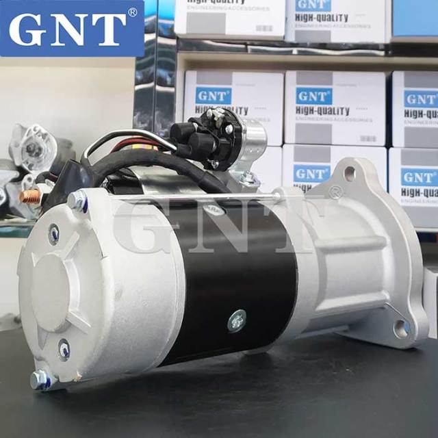 24V 11T GNT Starter compatible with CUMMINS ISG12 Engine S1175201 STP3075MH STP3075UW STP3075WA M105R3075SE M90R3533SE 300N20013Z
