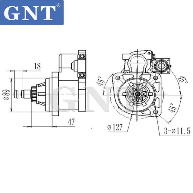 24V 10T DELCO 29MT STYLE STARTER MOTOR 35262020 M93R3095SE 2P0911023 2P0911023E 2R0911023H 2RO911023D 2W0911023 2W0911023B 2W0911923B 2WO911023C JNV911023 300N11680Z