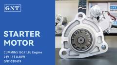 24V 11T GNT Starter compatible with CUMMINS ISG12 Engine S1175201 STP3075MH STP3075UW STP3075WA M105R3075SE M90R3533SE 300N20013Z