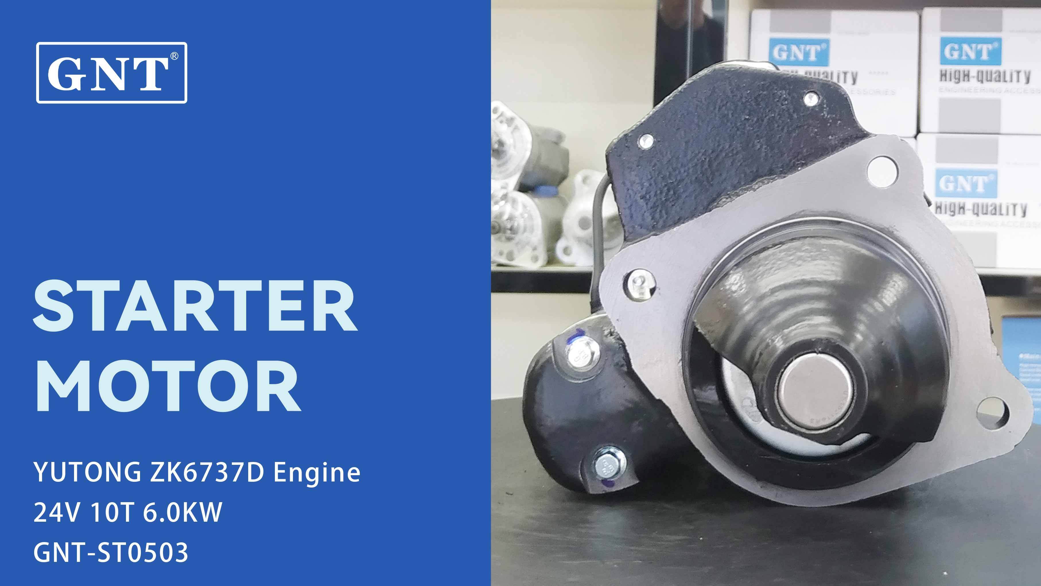 24V 10T Starter compatible with YUTONG ZK6852HG Engine AZF4237 IS1264 STP4935ES STP4935MA STP4935MH STP4935NB STP4935UL STP4935UW